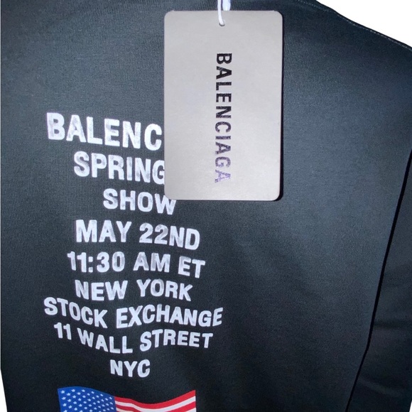 Balenciaga Authentic 🌸Nyse®🌸 T-shirt Oversized - SZ L (Unisex) - Picture 9 of 16